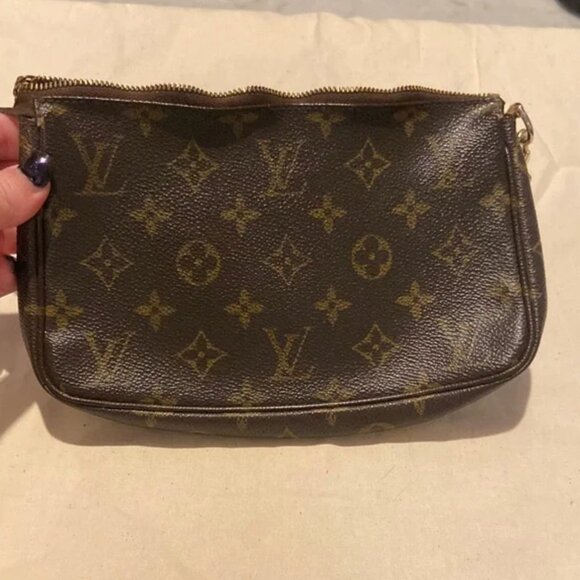 Louis Vuitton Pochette Accessories Monogram Canvas - very old - Picture 2 of 14
